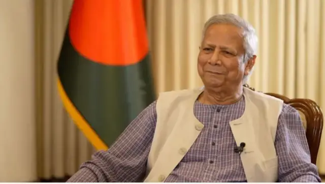 বাংলাদেশের অন্তর্বর্তী সরকারের প্রধান উপদেষ্টা মুহাম্মদ ইউনূস