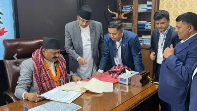 सङ्घीय मामिला तथा सामान्य प्रशासनमन्त्री राजकुमार गुप्ता