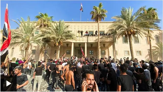 Awọn to n fi ẹhonu han ni Iraq