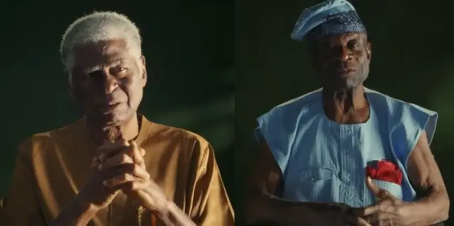 Foto Corporal Nwafor na Godwin Alabi-Isama oge ha na-agwa BBC Africa Eye okwu
