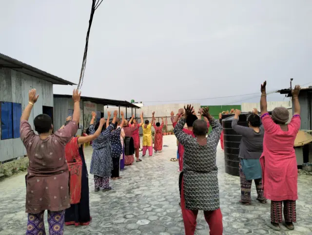 उद्धार भएका पीडित महिलाहरू