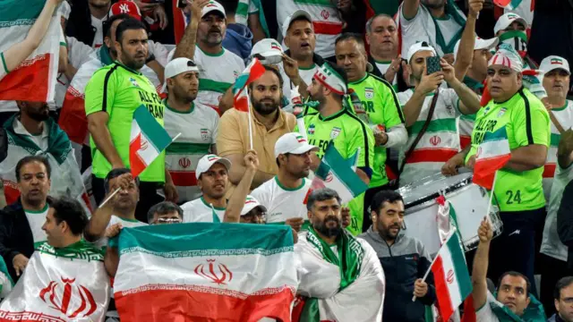 تماشاگران تیم ملی فوتبال ایران