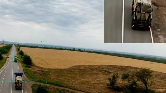Бензовоз в прицілі дрона