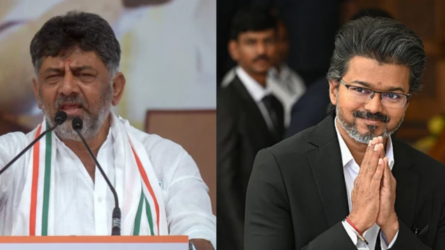 'கர்நாடகா வர வேண்டாம்' - விஜய் வருகையை டி.கே. சிவக்குமார் தவிர்க்க முயல்வது ஏன்?