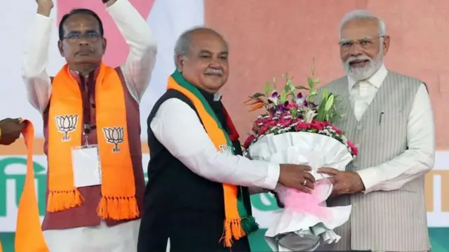 केंद्रीय मंत्री नरेंद्र सिंह तोमर यांनाही आमदारकीची उमेदवारी दिली आहे 