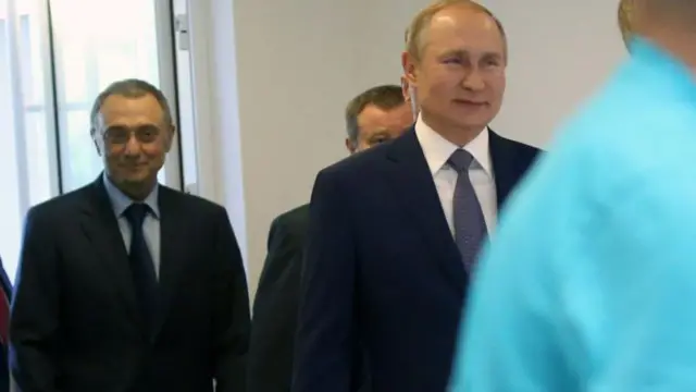 सुलेमान केरीमोव और रूसी राष्ट्रपति पुतिन