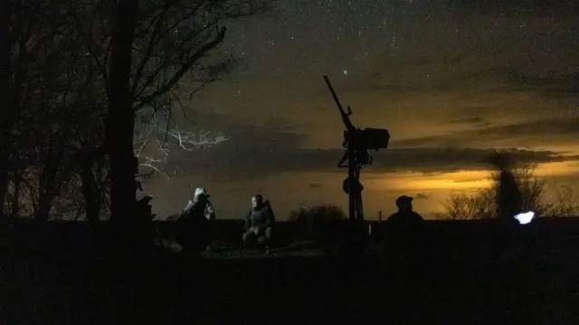 Мобільний підрозділ української ППО на Запоріжжі