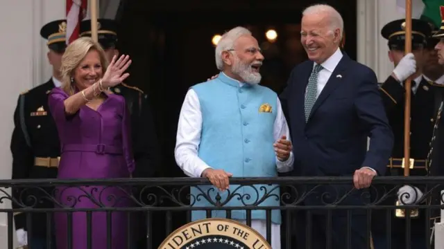 হোয়াইট হাউসে প্রেসিডেন্ট বাইডেনের সঙ্গে নরেন্দ্র মোদী - ফাইল চিত্র