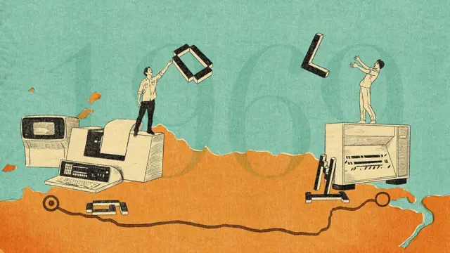 የመጀመሪያው የመልዕክት ልውውጥ ሁለት ሆሄያትን ብቻ የያዘ ነው