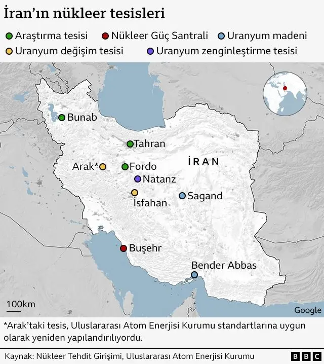 İran'ın nükleer tesisleri 