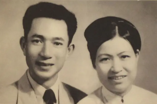 Ảnh nhà tư sản Trịnh Văn Bô và vợ - bà Hoàng Thị Minh Hồ tại căn nhà 48 Hàng Ngang.