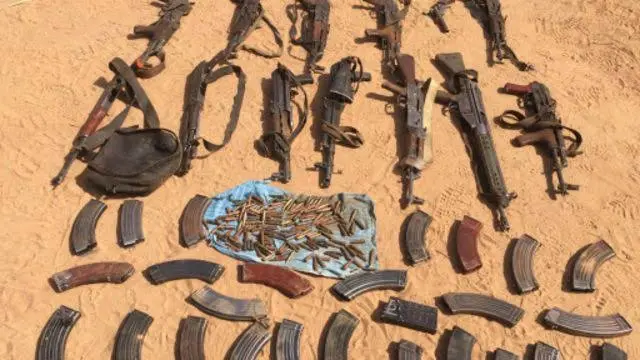 Guns return by bandits