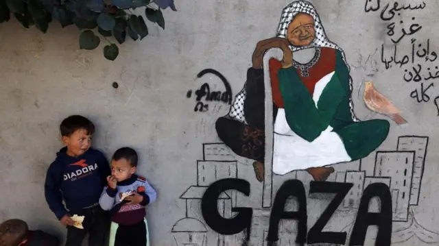 ग़ज़ा में बच्चे