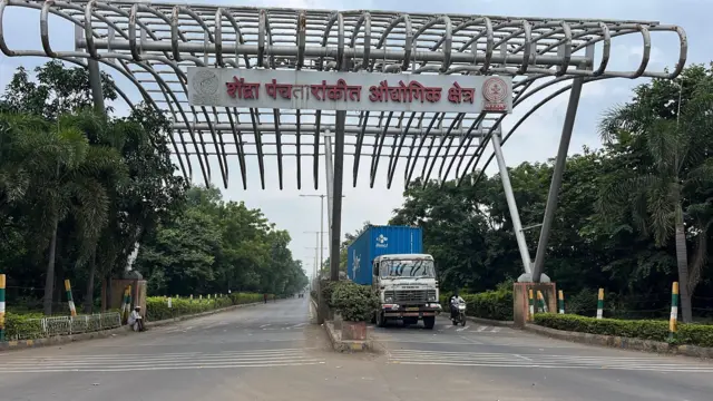 छत्रपती संभाजीनगर येथील शेंद्रा एमआयडीसी परिसर.