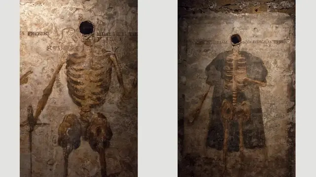 Фреска в катакомбах Сан-Гаудіозо в Неаполі