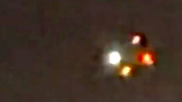 Беспилотник в небе над Нью-Йорком 