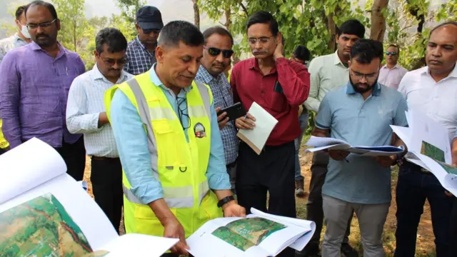 एमसीसी परियोजना निर्माण हुने स्थानमा भइरहेको छलफल