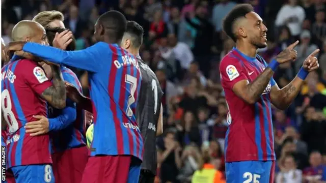 Pierre-Emerick Aubameyang ya ci wa Barcelona