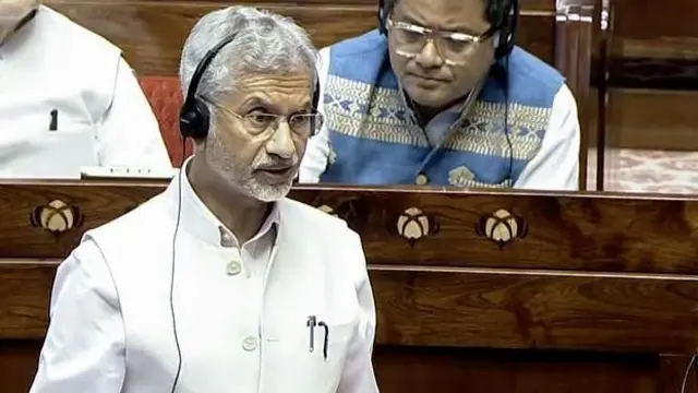 संसद में ईरान संकट पर बोलते हुए विदेश मंत्री एस. जयशंकर 