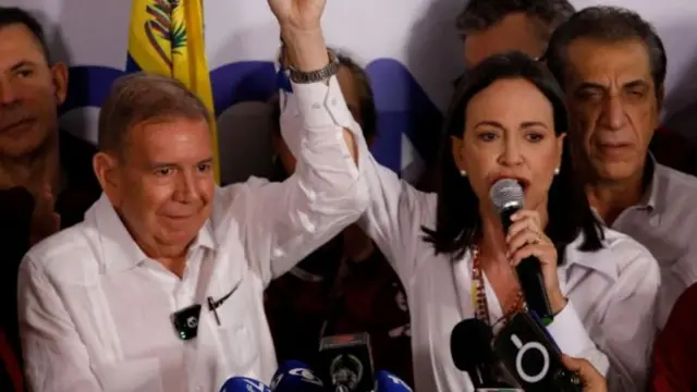 Edmundo González y María Corina Machado.