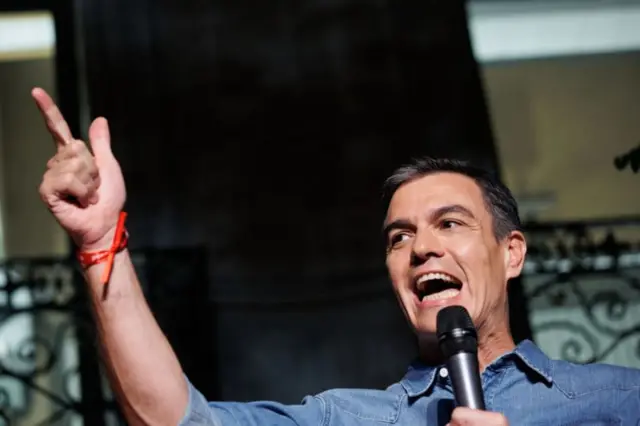 O presidente espanhol Pedro Sánchez 