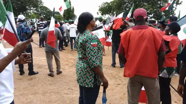 Ndị NLC n'Abuja 