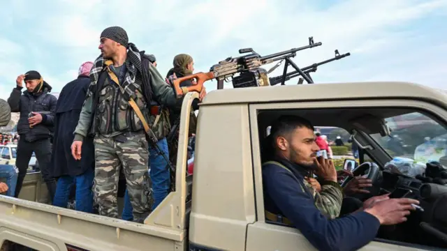 Сирийские повстанцы в Дамаске