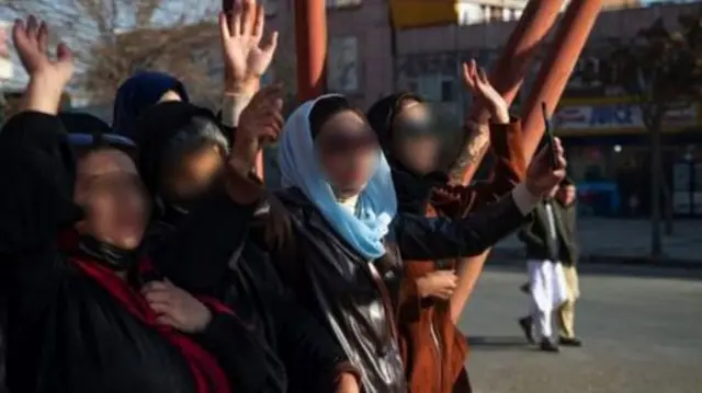 Wanawake wakiandamana