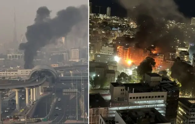 पश्चिम आशियातील अमेरिकन तळांवर आणि इराकमधील कुर्दिस्तान भागातील अमेरिकन तळांवर इराणच्या जेट बॉम्बने हल्ला करण्यात आल्याची माहिती इराणची सरकारी माध्यमसंस्था IRNA ने दिली.