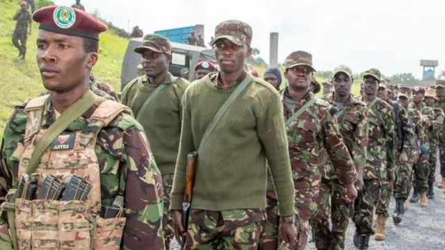 Abasirikare ba Kenya bo mu butumwa bwa EACRF