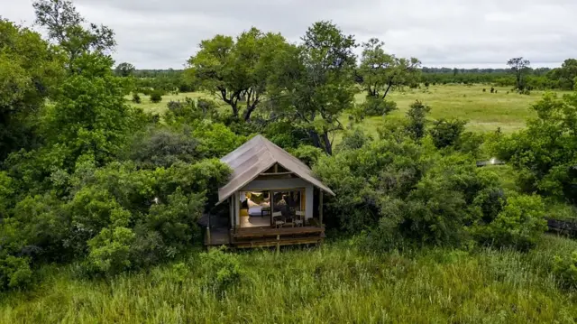 Botswana Okavango Delta na one of Africa premier luxury safari destinations