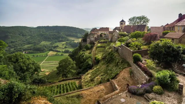 Paisagem rural na França