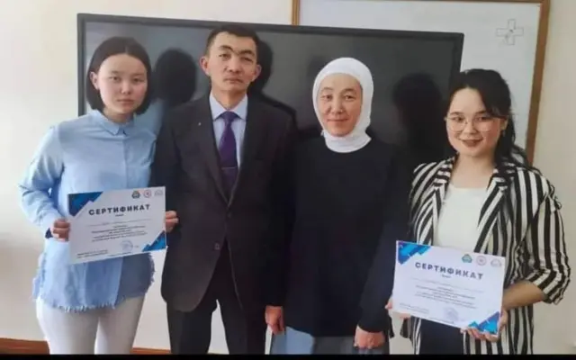 КММАнын медициналык биология, генетика жана паразитология кафедрасынын окутуучусу Курсанбек Раимкулов