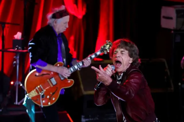 частная презентация альбома Rolling Stones «Hackney Diamonds» в Нью-Йорке