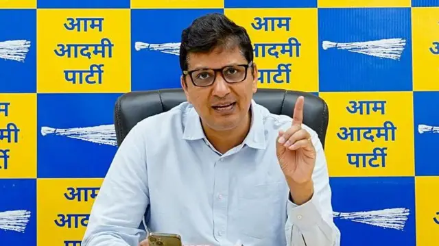 दिल्ली सरकार में मंत्री और आप नेता सौरभ भारद्वाज