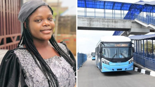 Collage picture of Bamise and BRT bus