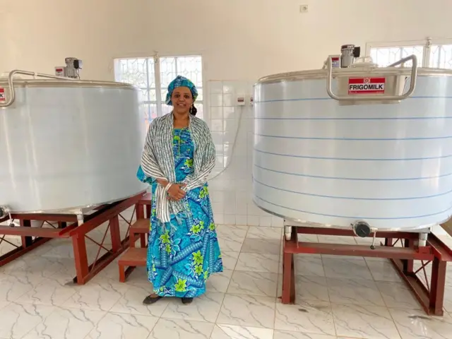 Me Wouro a ouvert un centre de collecte et de transformation de lait de chamelle. 