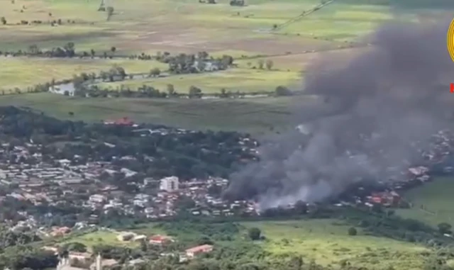 စစ်ကောင်စီက သိမ်းပိုက်ပြီးတဲ့နောက်မှာ မီးလောင်နေတဲ့ မိုးဗြဲ