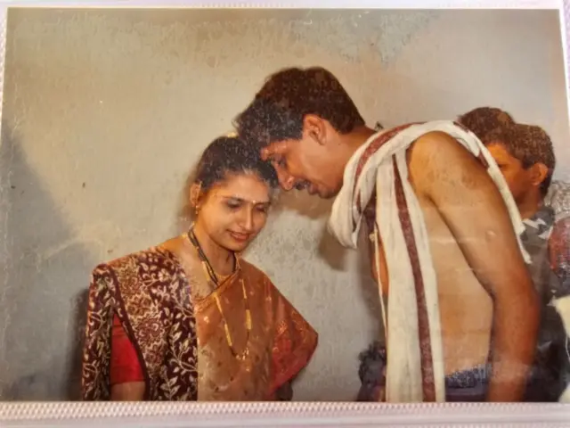 શૈલેષ ઇનામદાર અને વંદના, એક જૂની તસવીર