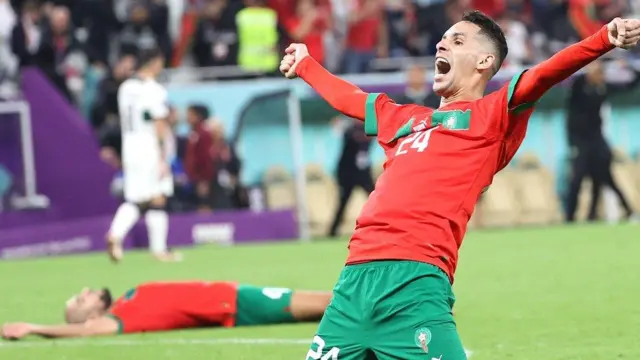 Le Maroc célèbre sa victoire sur le Portugal
