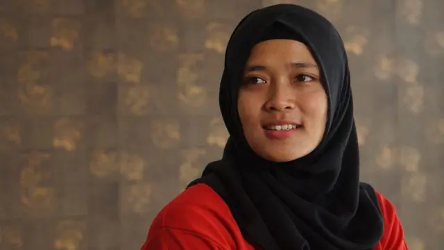 Mantan atlet panjat tebing Indonesia, Aries Susanti Rahayu