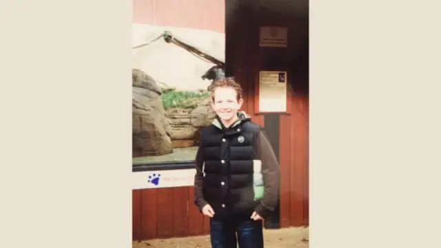 Foto de Ryan Shorter cuando era joven