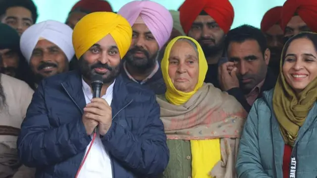 ਭਗਵੰਤ ਮਾਨ ਅਤੇ ਉਨ੍ਹਾਂ ਦਾ ਪਰਿਵਾਰ