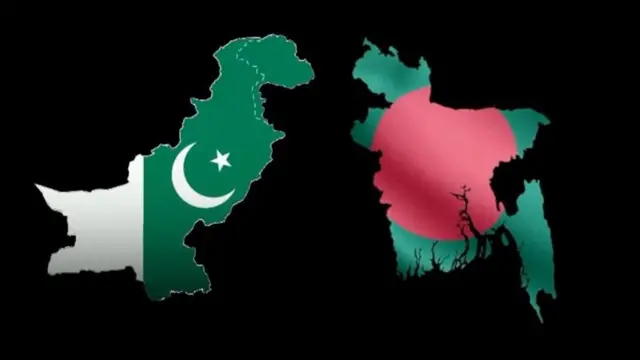 পাকিস্তান এবং বাংলাদেশের মানচিত্র