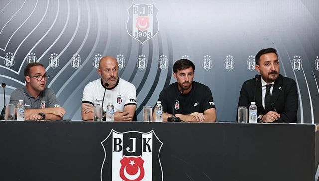 Vincenzo İtaliano ve Orkun Kökçü maç öncesinde basın toplantısında konuştu