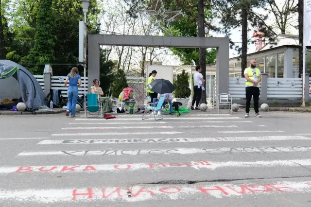 blokada RTS-a, zgrada RTS u Košutnjaku