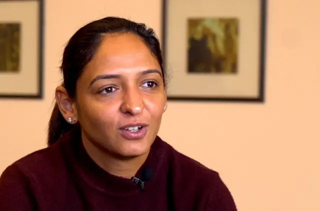 હરમનપ્રીતકોર, ક્રિકેટ, બીબીસી