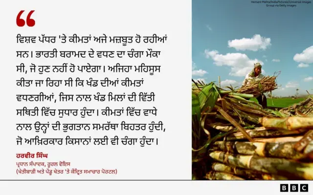 ਖੰਡ 'ਤੇ ਪਾਬੰਦੀ ਸਬੰਧੀ ਮਾਹਿਰ ਦੀ ਰਾਇ