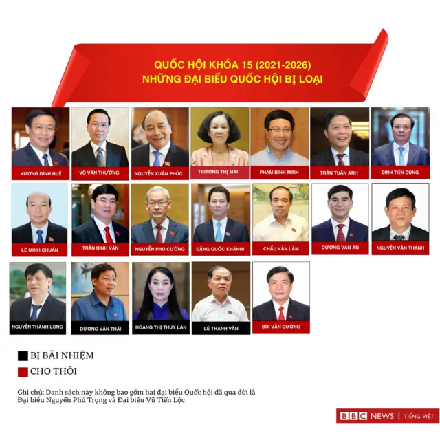 Đại biểu Quốc hội bị loại 