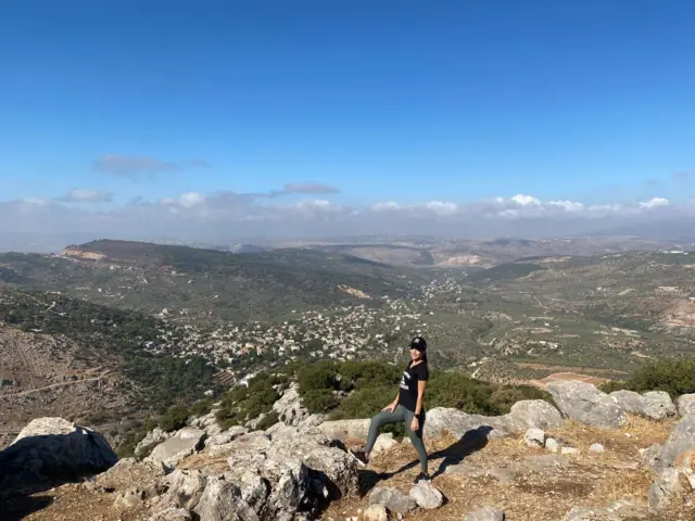 Panorámica desde Chouyac, en el sur de Líbano. 